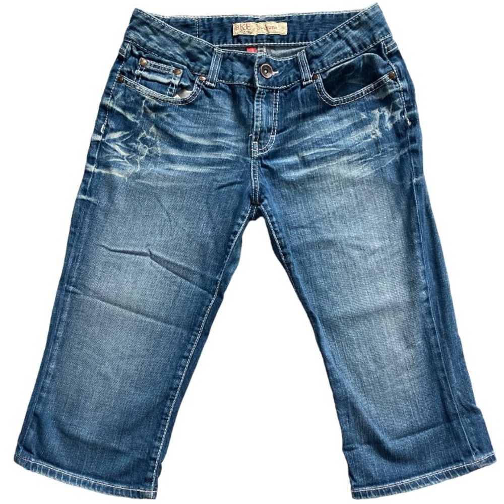 BKE Cropped Whiskered Jeans